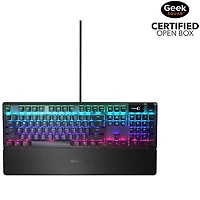 Open Box - SteelSeries Apex 5 Full-Size Backlit Mechanical Tactile Ergonomic Gaming Keyboard - English