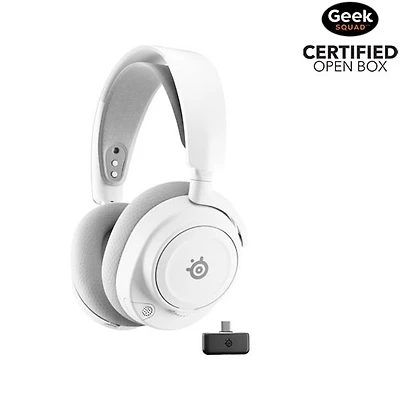 Open Box - SteelSeries Arctis Nova 7P (Gen 2) Wireless Gaming Headset for PC / PS4 / PS5 / Nintendo Switch - White