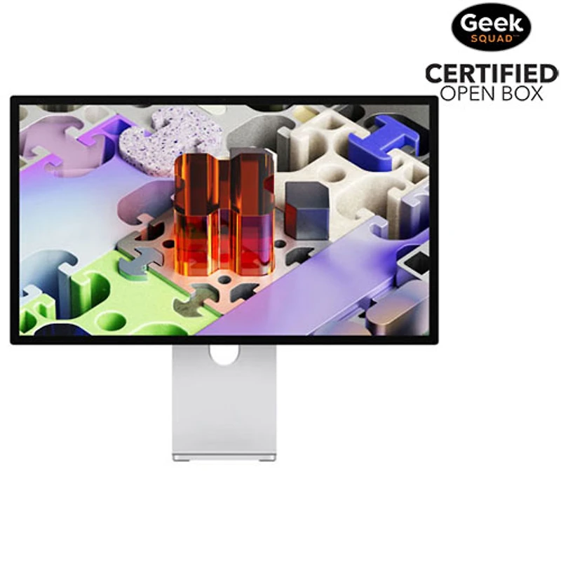 Boîte ouverte - Moniteur inclinable Retina 5K verre XDR 27 po Studio Display d'Apple (MFEL4CL/A)
