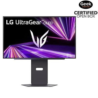 Boîte ouverte - Moniteur de jeu DELO QHD 280 Hz 0,03 ms GàG G-Sync FreeSync de 27 po de LG (27GX700A-B) - Noir