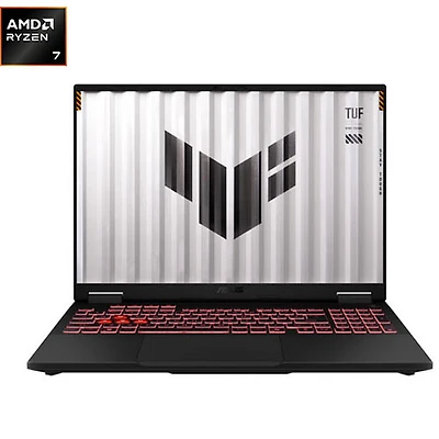 Portable de jeu de 16 po TUF Gaming A16 d'ASUS - Gris Jaeger (Ryzen 7 260 d'AMD/RAM 16 Go/SSD 512 Go/GeForce RTX 5050/Windows 11)