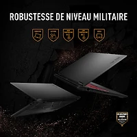 Portable de jeu de 16 po TUF Gaming A16 d'ASUS - Gris Jaeger (Ryzen 7 260 d'AMD/RAM 16 Go/SSD 512 Go/GeForce RTX 5050/Windows 11)