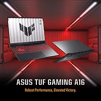 Portable de jeu de 16 po TUF Gaming A16 d'ASUS - Gris Jaeger (Ryzen 7 260 d'AMD/RAM 16 Go/SSD 512 Go/GeForce RTX 5050/Windows 11)