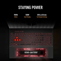 Portable de jeu de 16 po TUF Gaming A16 d'ASUS - Gris Jaeger (Ryzen 7 260 d'AMD/RAM 16 Go/SSD 512 Go/GeForce RTX 5050/Windows 11)