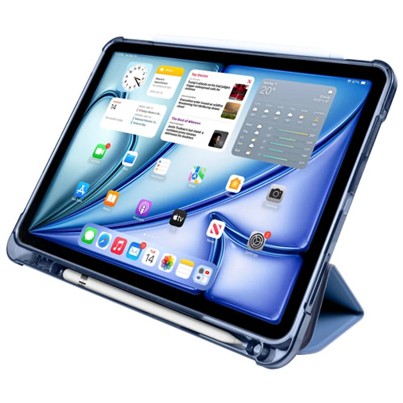 Étui folio mince Vibrance de LOGiiX pour iPad de 10,9 po (10e génération) - Noir