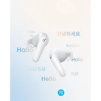 Écouteurs boutons 100 % sans fil à suppression du bruit P31i de Soundcore par Anker - Blanc