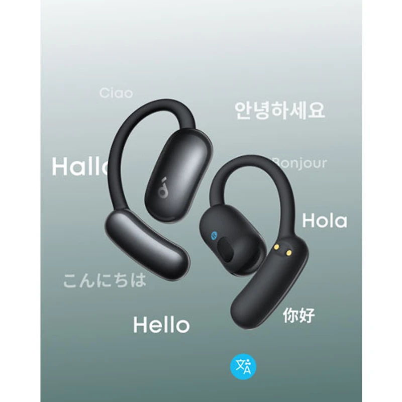 Soundcore by Anker AeroFit 2 Open Ear True Wireless Headphones - Black