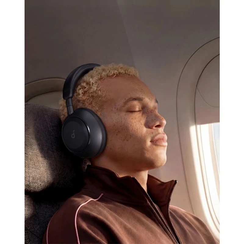 Soundcore by Anker Space 2 Over-Ear Noise Cancelling True Wireless Headphones - Black