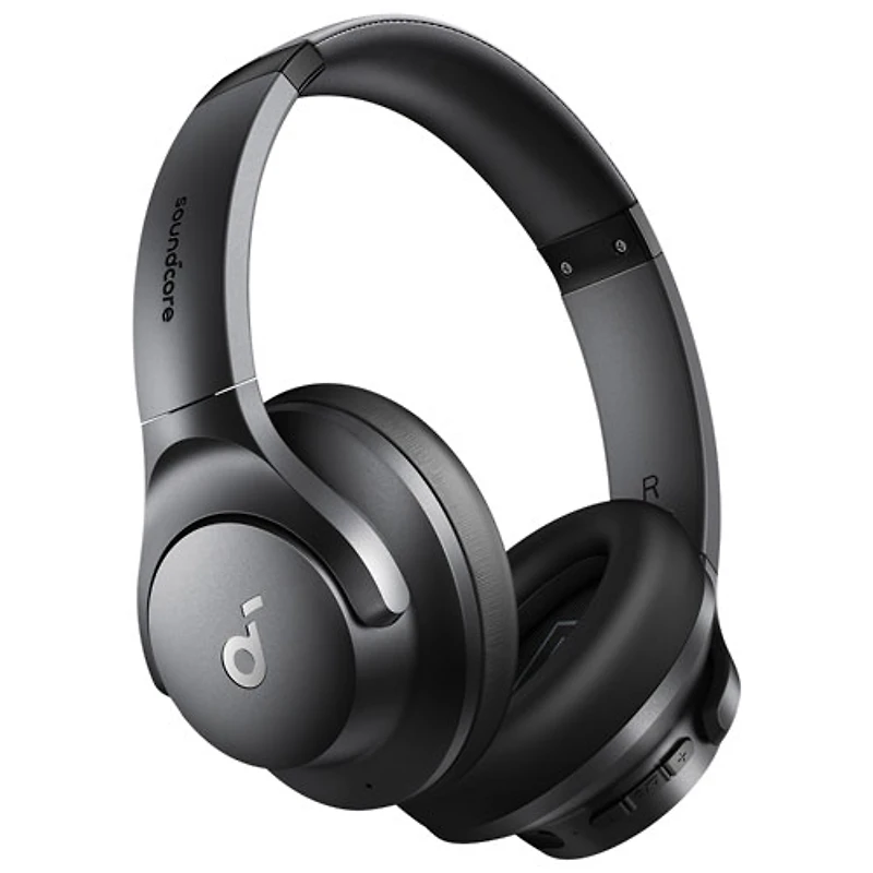 Casque d'écoute supra-auriculaire 100 % sans fil à suppression du bruit Q20i de Soundcore par Anker - Noir