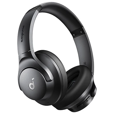 Casque d'écoute supra-auriculaire 100 % sans fil à suppression du bruit Q20i de Soundcore par Anker - Noir