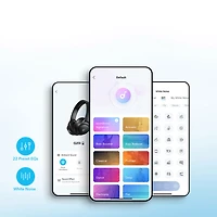 Casque d'écoute supra-auriculaire 100 % sans fil à suppression du bruit Q20i de Soundcore par Anker - Noir