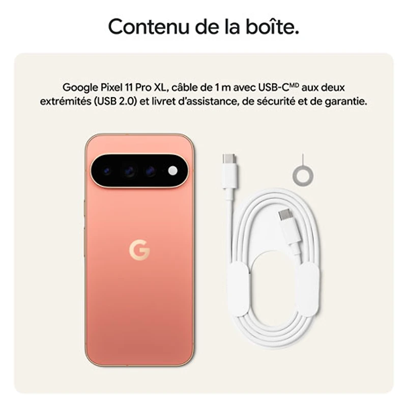 Koodo Google Pixel 11 Pro XL 1TB - Obsidian (matte) - Select Tab Plan