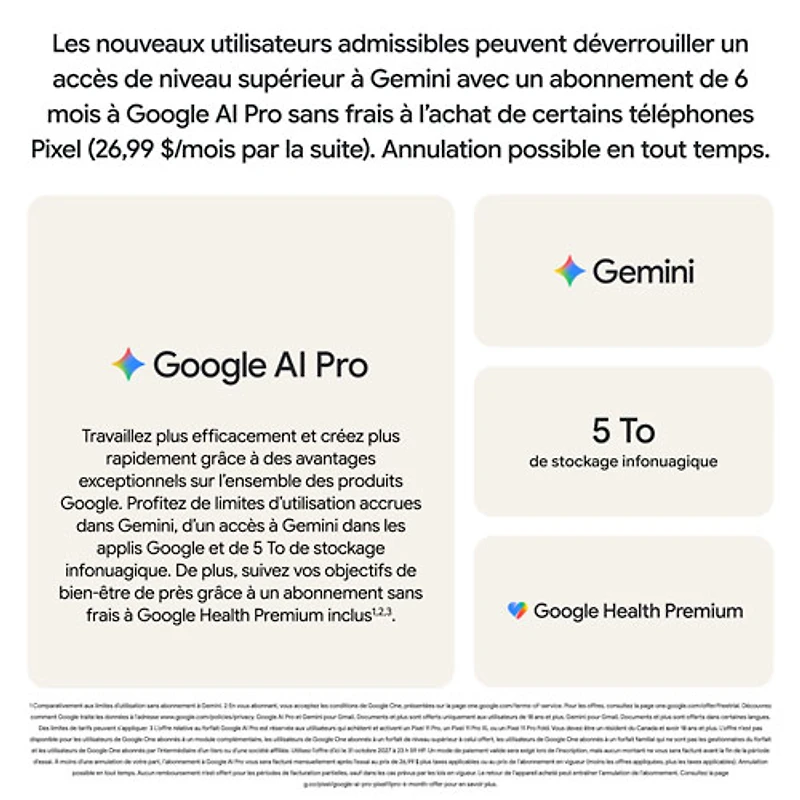 Koodo Google Pixel 11 Pro 512GB - Obsidian (matte) - Select Tab Plan