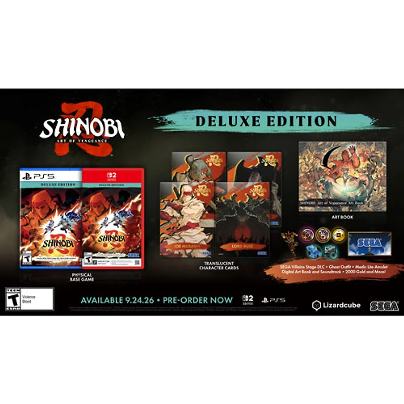 SHINOBI: Art of Vengeance Deluxe Edition (PS5)