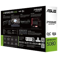 Carte graphique Prime GeForce RTX 5080 EVO 16 Go GDDR7 d'ASUS