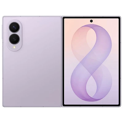 Samsung Galaxy Z Fold8 5G de 512 Go avec Koodo - Lavande - Forfaits Balance sélectionnés