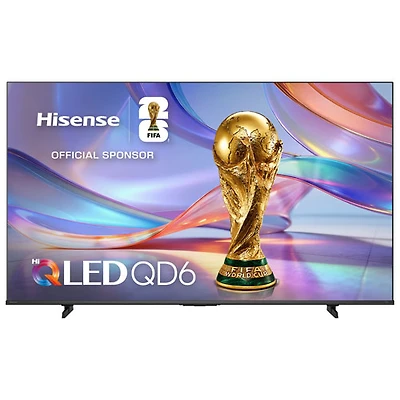 Téléviseur intelligent Fire TV QLED HDR UHD 4K QD6SF Dolby Atmos 85 po de Hisense (85QD6SF) - 2026 - Idéal pour les films et les sports