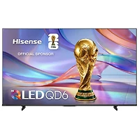 Téléviseur intelligent Fire TV QLED HDR UHD 4K QD6SF Dolby Atmos 85 po de Hisense (85QD6SF) - 2026 - Idéal pour les films et les sports