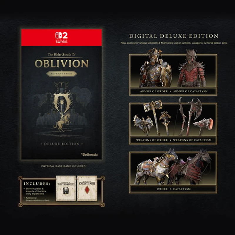 The Elder Scrolls IV: Oblivion Remastered Deluxe Edition (Switch 2)