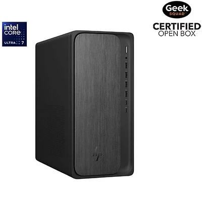 Boîte ouverte - Ordinateur de bureau OmniDesk de HP (Core Ultra 7 265 d'Intel/RAM 16 Go/SSD 512 Go/Windows 11)