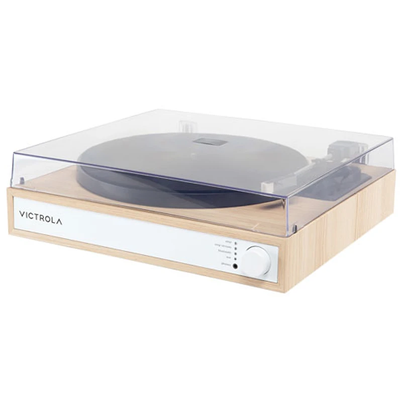 Victrola Harmony Belt Drive Turntable with Speakers - Natural