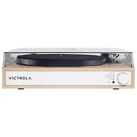 Victrola Harmony Belt Drive Turntable with Speakers - Natural