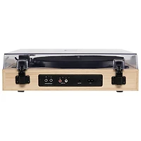 Victrola Harmony Belt Drive Turntable with Speakers - Natural