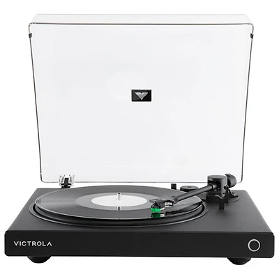 Tourne-disque Bluetooth à courroie Wave de Victrola avec Auracast - Noir