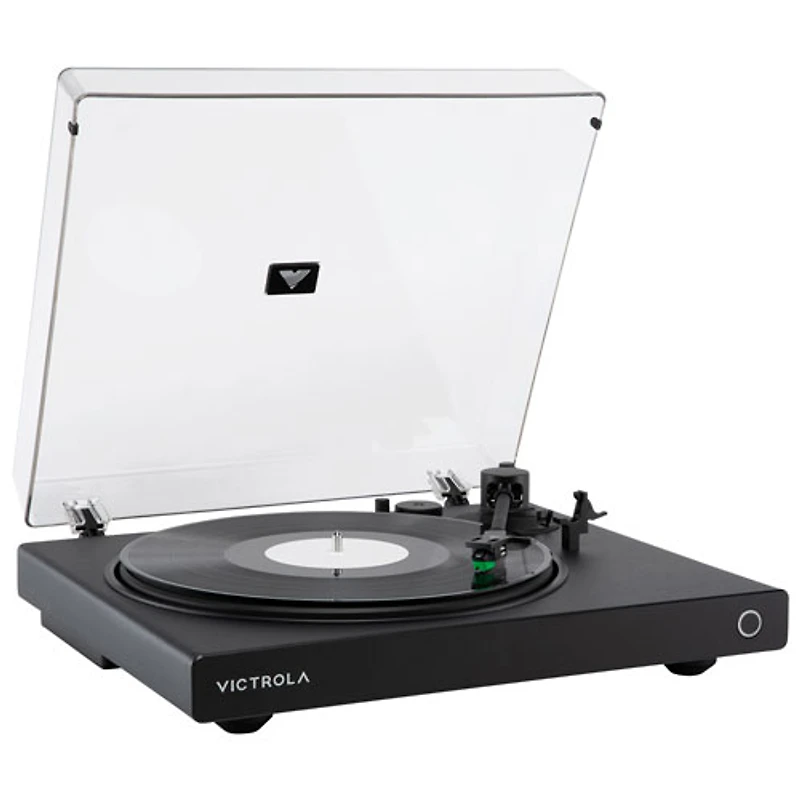 Tourne-disque Bluetooth à courroie Wave de Victrola avec Auracast - Noir