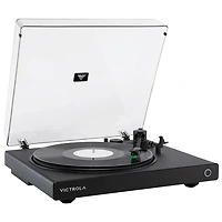 Tourne-disque Bluetooth à courroie Wave de Victrola avec Auracast - Noir