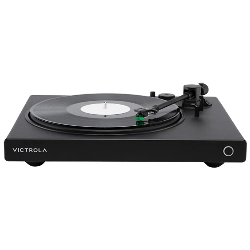 Tourne-disque Bluetooth à courroie Wave de Victrola avec Auracast - Noir