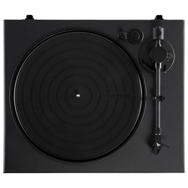 Tourne-disque Bluetooth à courroie Wave de Victrola avec Auracast - Noir