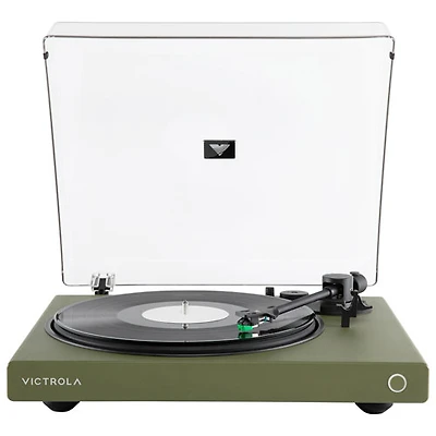 Victrola Wave Belt Drive Bluetooth Turntable with Auracast - Green