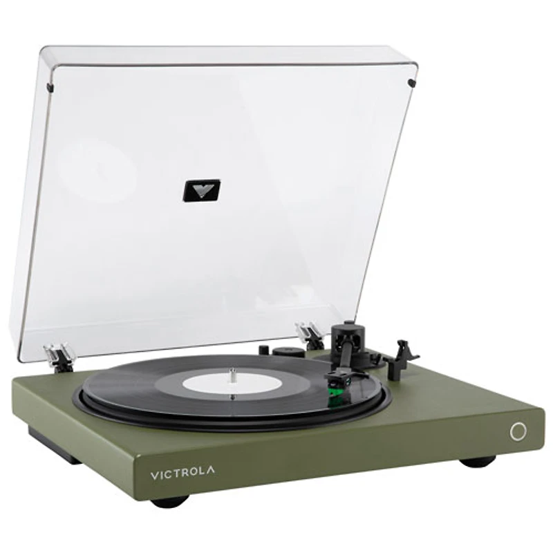 Victrola Wave Belt Drive Bluetooth Turntable with Auracast - Green