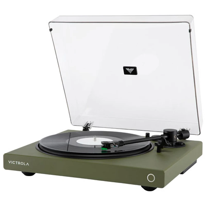 Victrola Wave Belt Drive Bluetooth Turntable with Auracast - Green