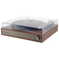 Victrola Harmony Belt Drive Turntable with Speakers - Walnut