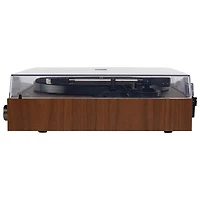 Victrola Harmony Belt Drive Turntable with Speakers - Walnut