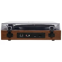 Victrola Harmony Belt Drive Turntable with Speakers - Walnut