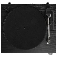 Victrola Harmony Belt Drive Turntable with Speakers - Black