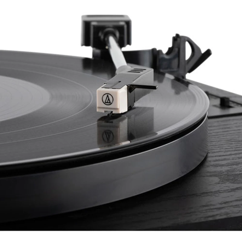 Victrola Harmony Belt Drive Turntable with Speakers - Black