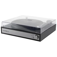 Victrola Harmony Belt Drive Turntable with Speakers - Black