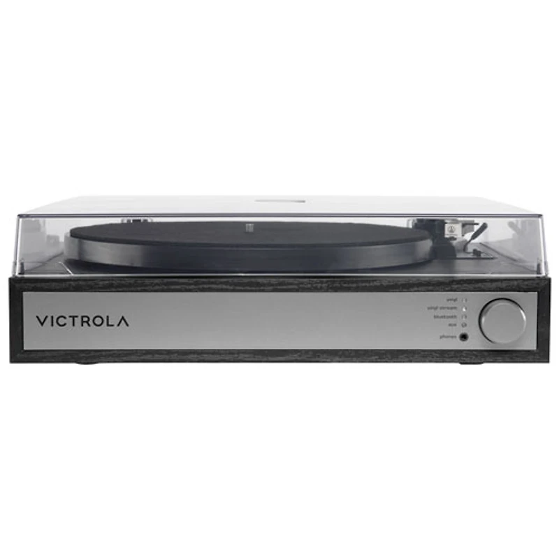 Victrola Harmony Belt Drive Turntable with Speakers - Black