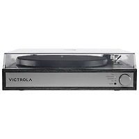Victrola Harmony Belt Drive Turntable with Speakers - Black