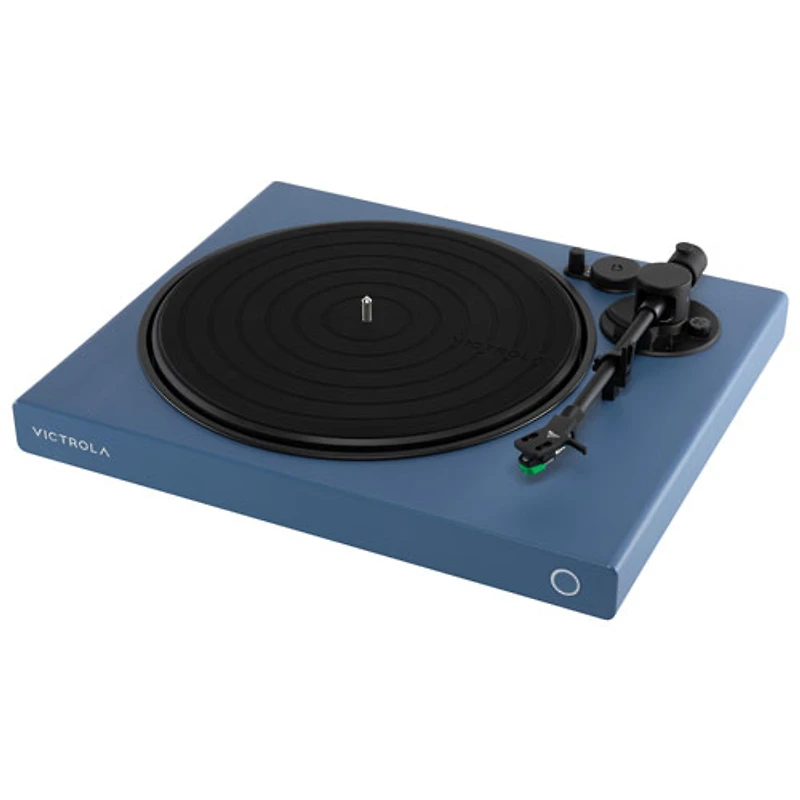 Victrola Wave Belt Drive Bluetooth Turntable with Auracast - Blue