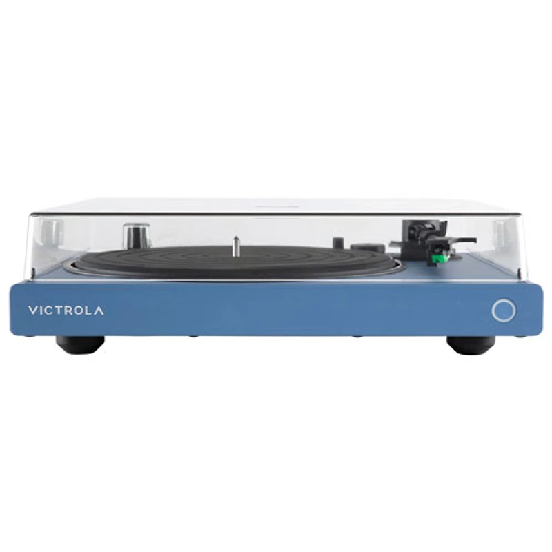 Victrola Wave Belt Drive Bluetooth Turntable with Auracast - Blue