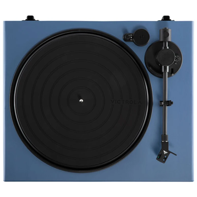 Victrola Wave Belt Drive Bluetooth Turntable with Auracast - Blue