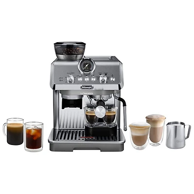 De'Longhi La Specialista Arte Evo Espresso Machine Cold Brew with Frother & Coffee Grinder - Stainless Steel