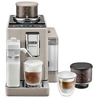 De'Longhi Rivelia Fully Automatic Espresso Machine with Frother & Coffee Grinder - Sand Beige