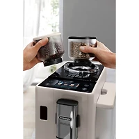 De'Longhi Rivelia Fully Automatic Espresso Machine with Frother & Coffee Grinder - Sand Beige