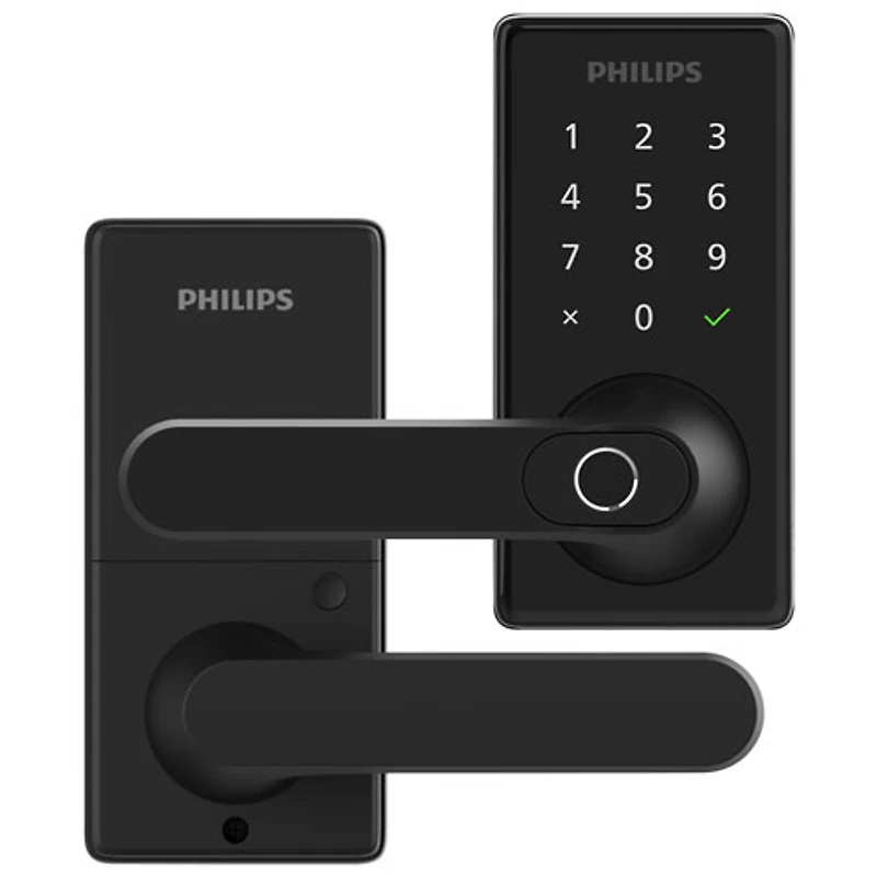 Philips 2000 Series Wi-Fi Bluetooth Smart Level Lock - Matte Black